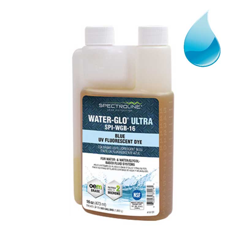 Dosierflasche für Leck Detektion Spectroline SPI-WGB WATER-GLO Ultra-blue